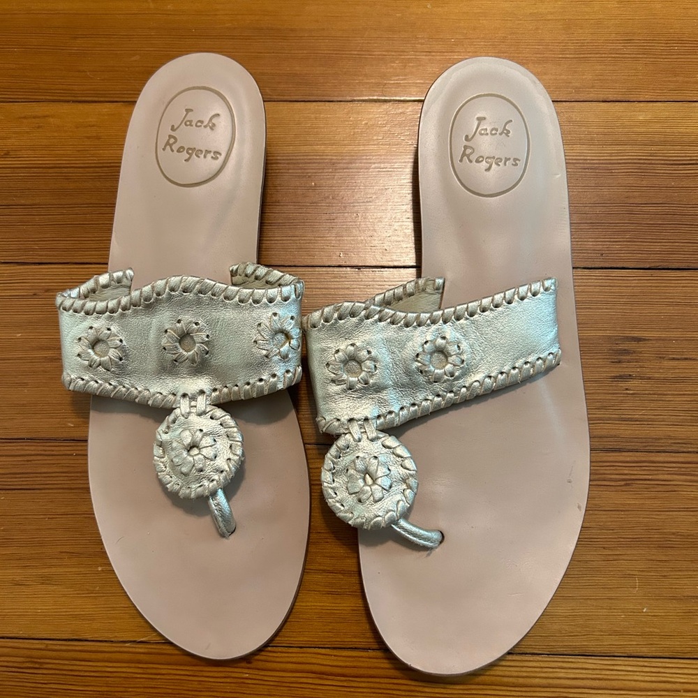 Jack Rodgers Women's Jacks Demi Wedge Thong Sandals